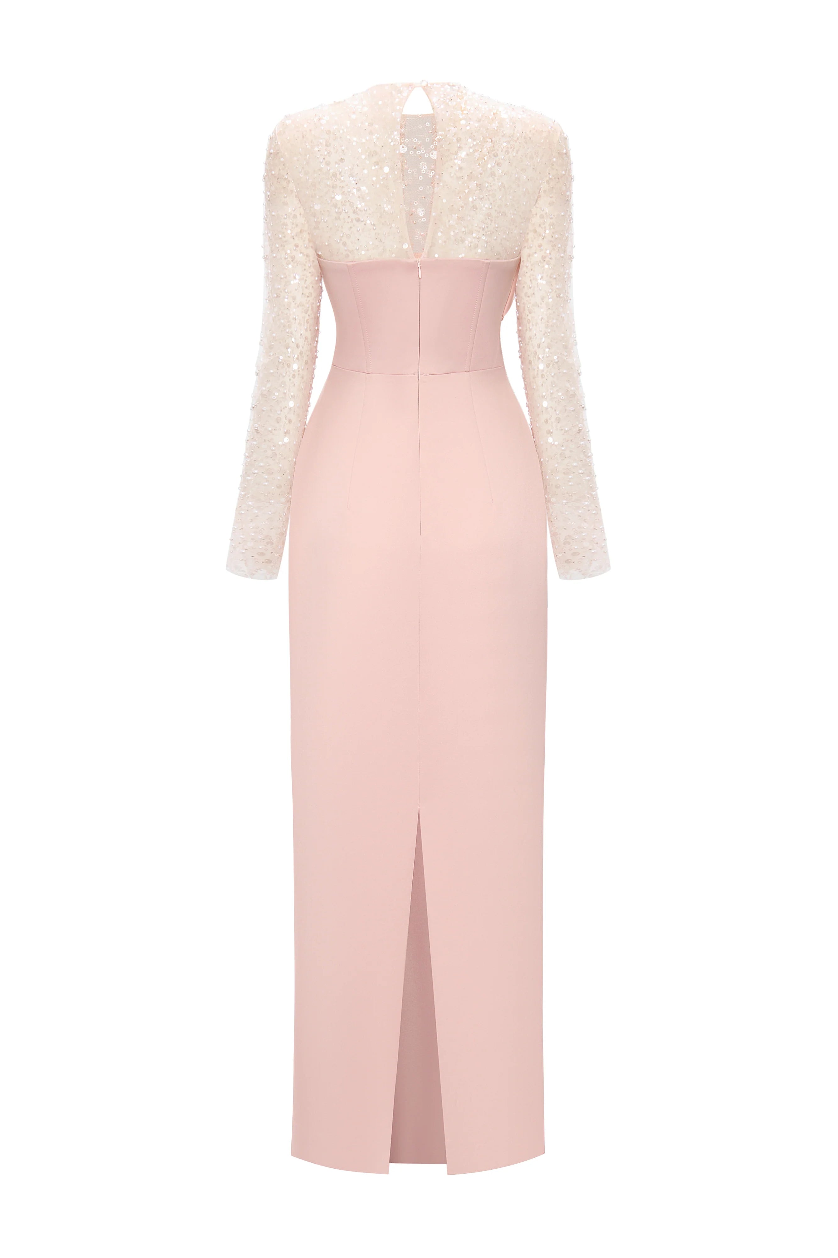 Luretta Sheath Draped Maxi Dress