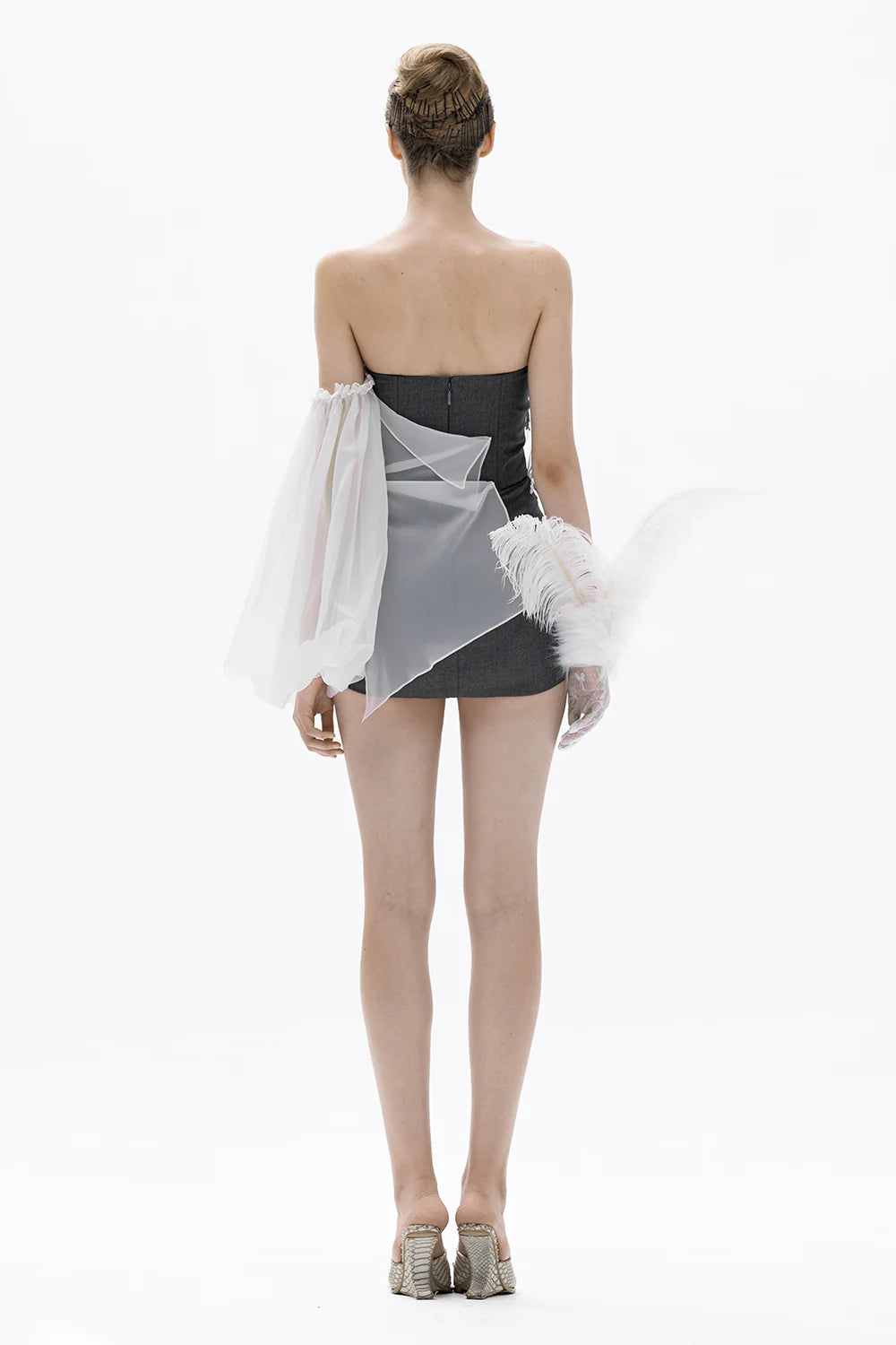 Nysa Sweetheart Gathering Mini Dress