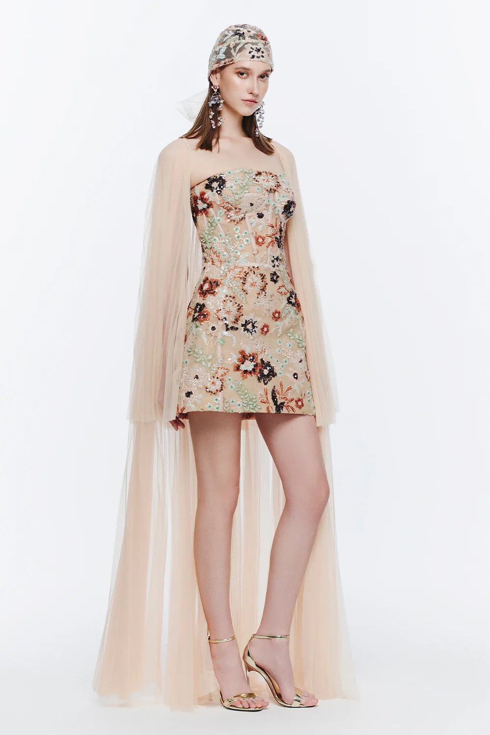 Eden Sheath Embroidery Mini Dress