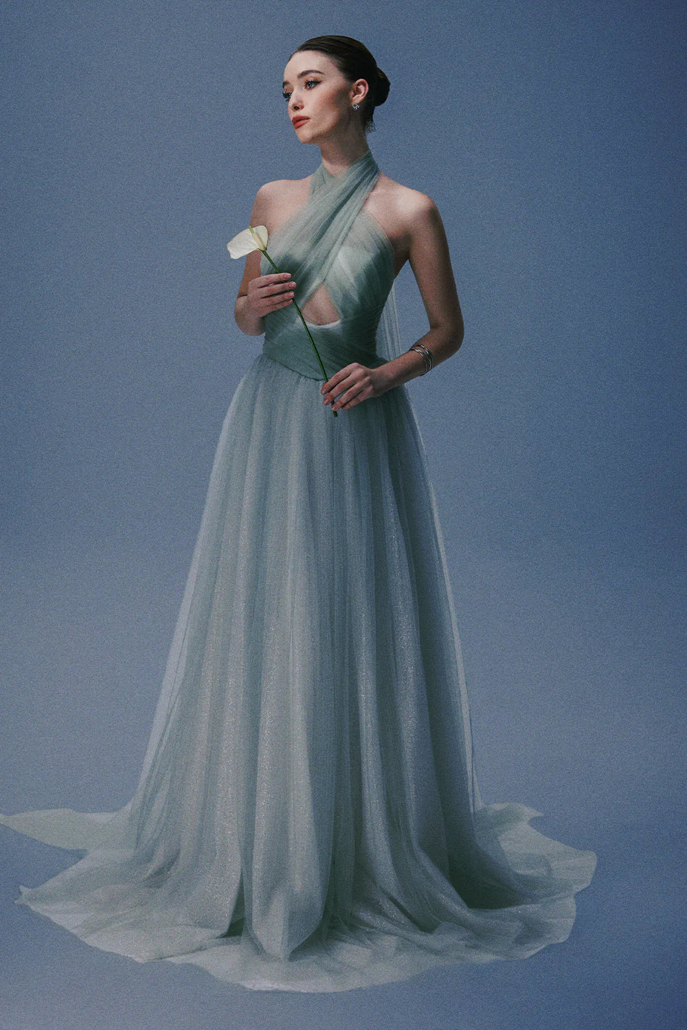 Karen Halter Draped Maxi Dress