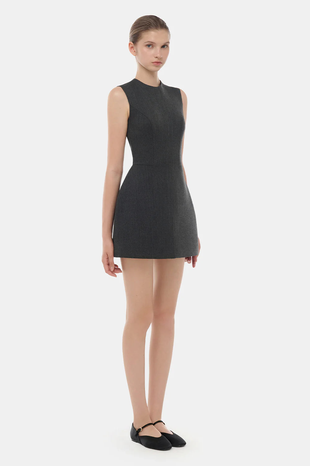 Lorraine Cape Fringe Mini Dress