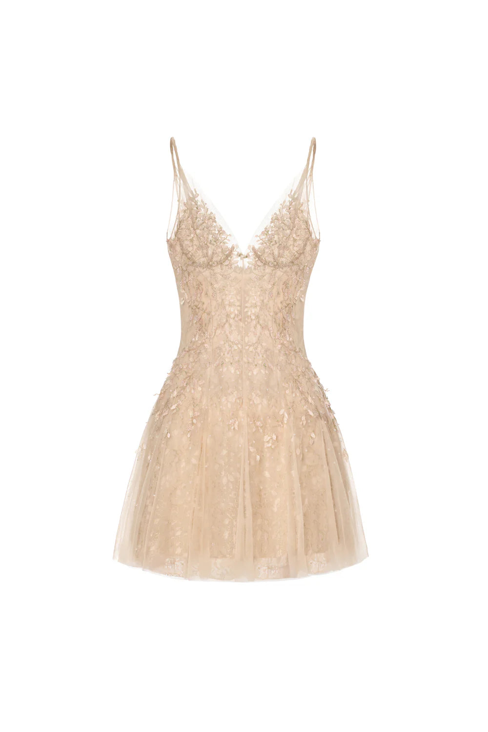 Juliette A-line Embroidery Mini Dress