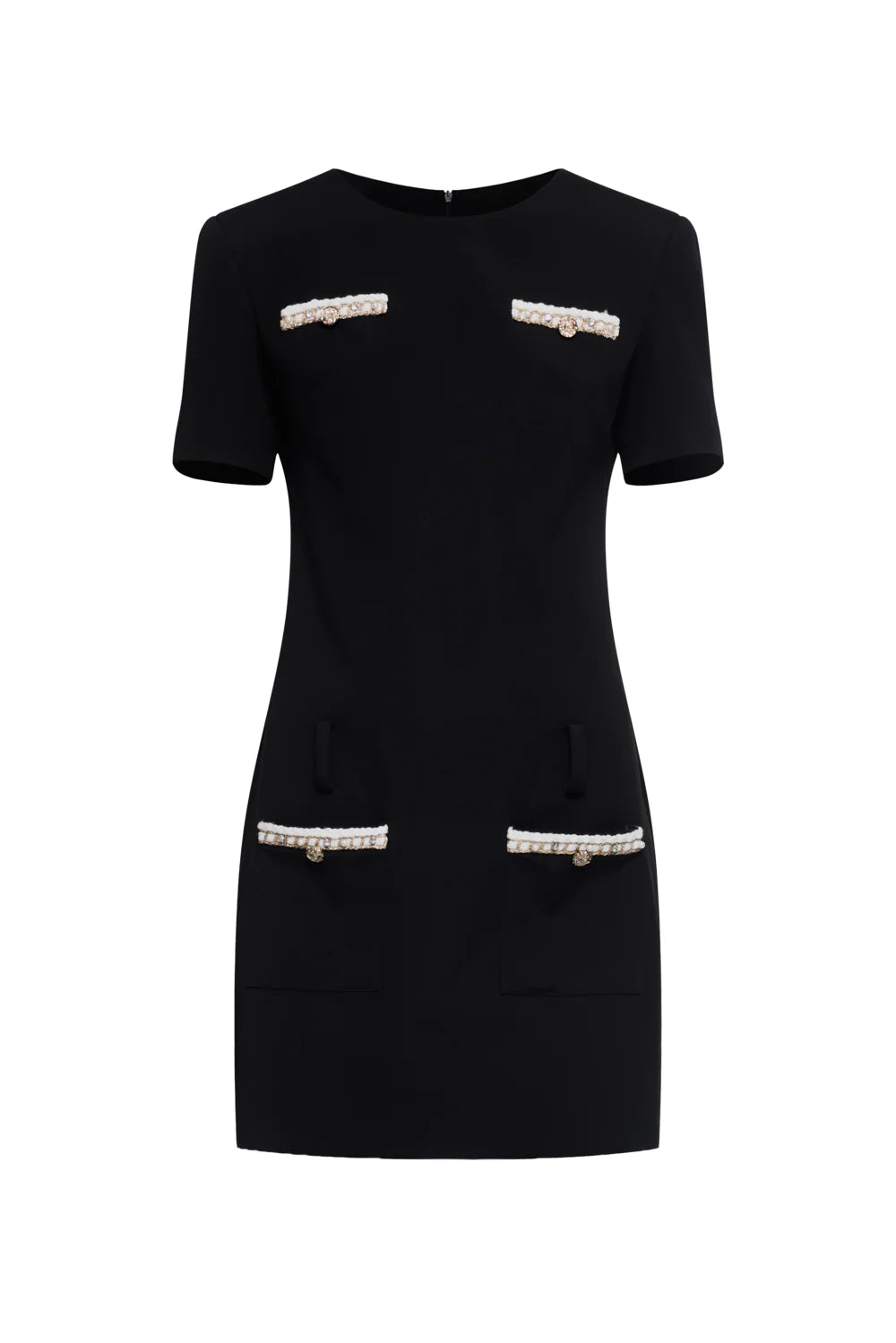 Seraphine Sheath Button Mini Dress