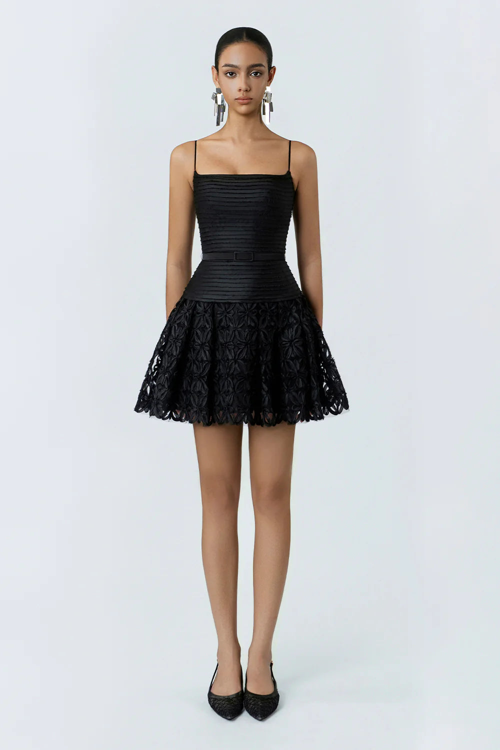 Althea Square Neck Mini Dress