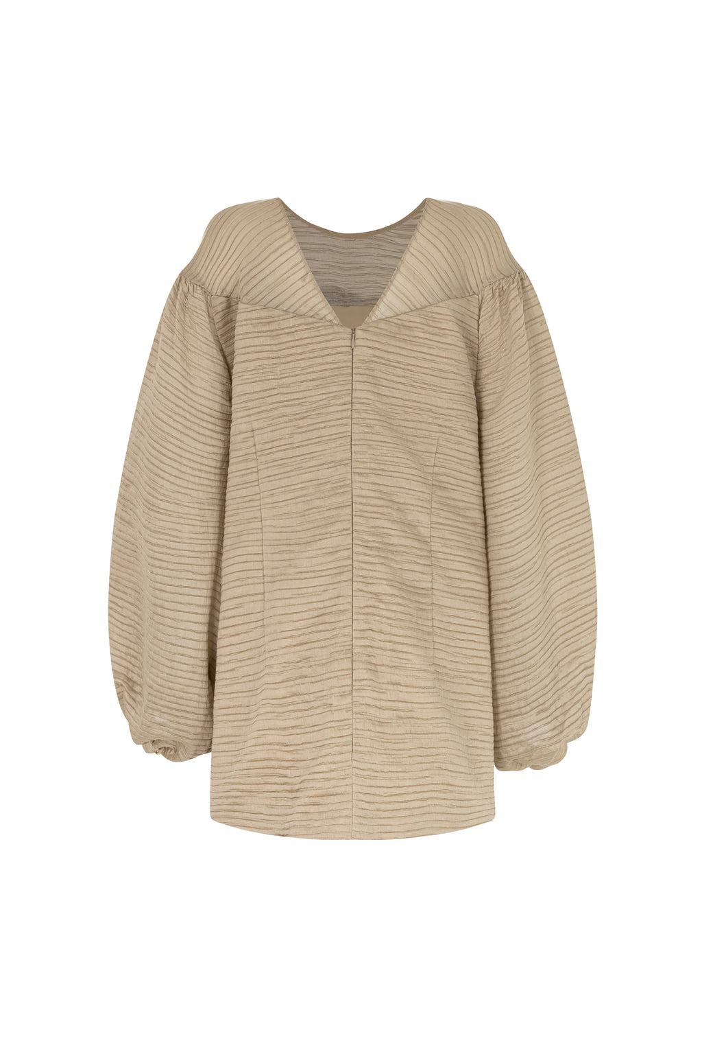 Collin Bishop Sleeve Applique Mini Dress