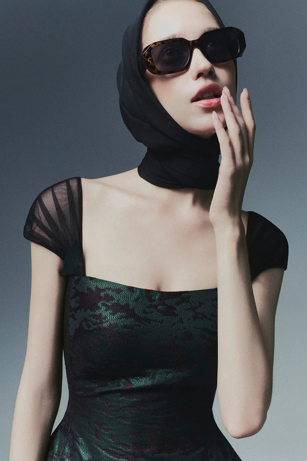 Halsey A-line Jacquard Mini Dress