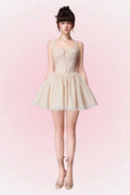 Iris Sweetheart Ribbon Mini Dress