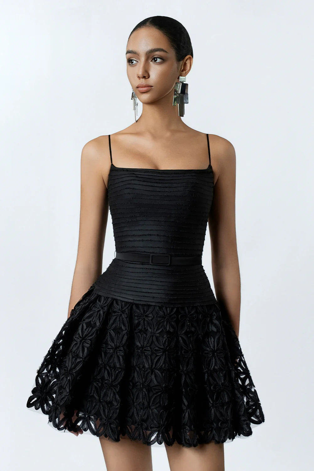 Althea Square Neck Mini Dress