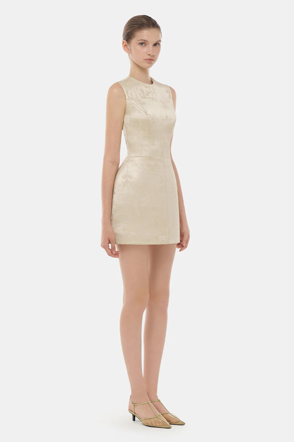 Lorraine Cape Fringe Mini Dress