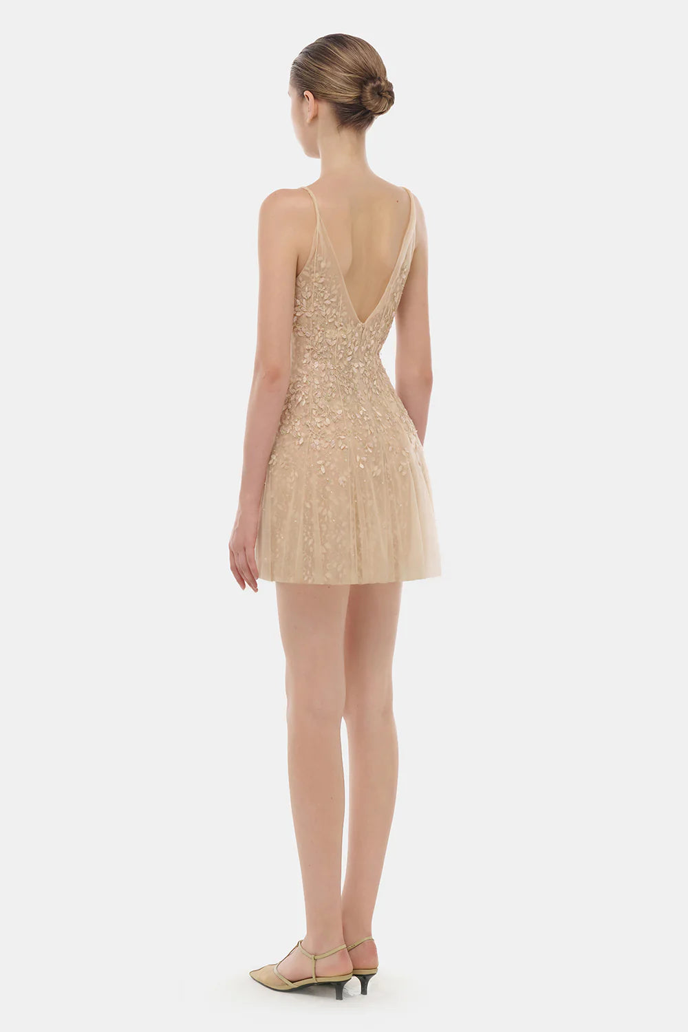 Juliette A-line Embroidery Mini Dress