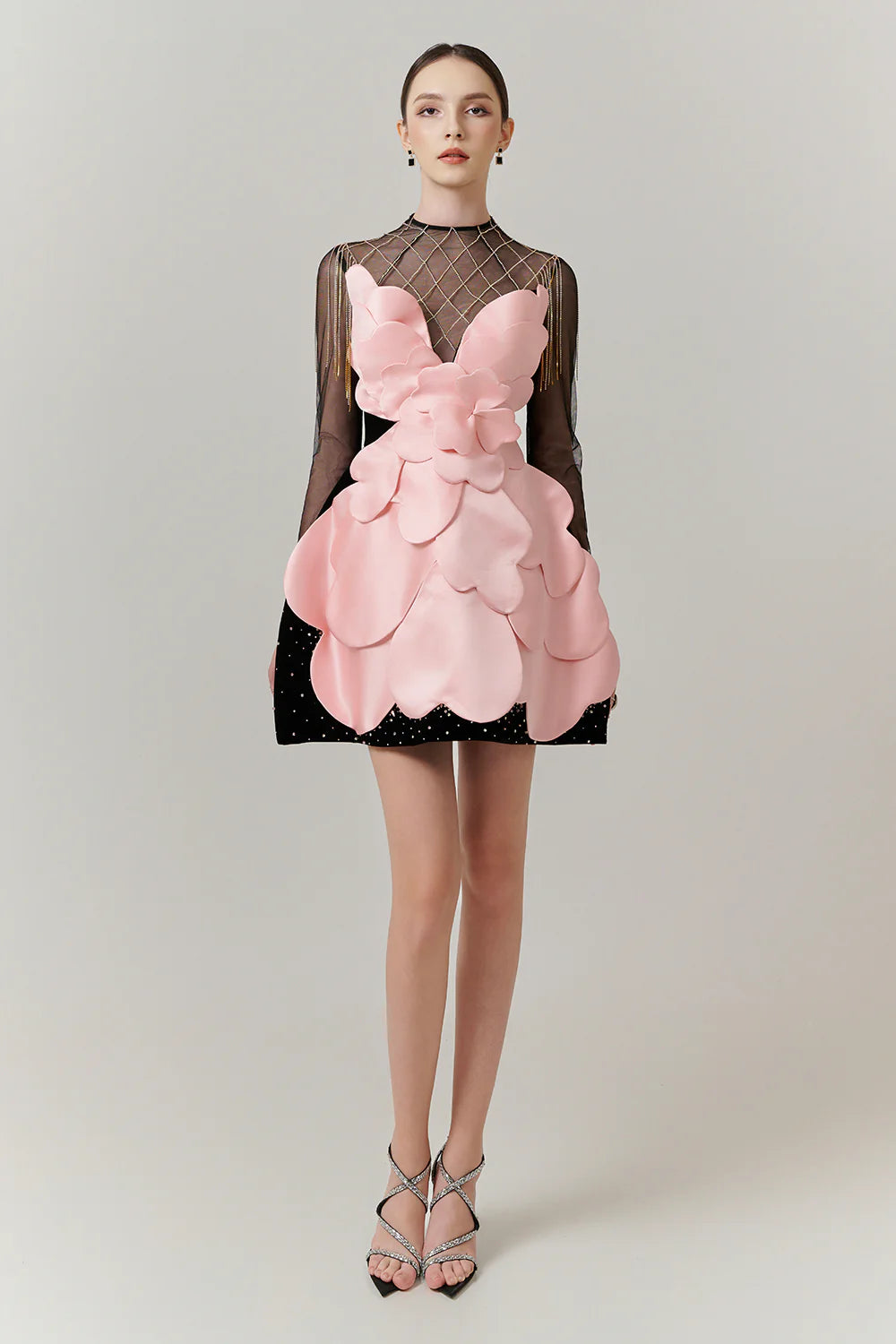 Freya Illusion Chain Mini Dress