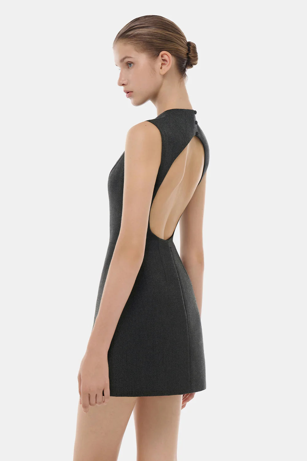 Lorraine Cape Fringe Mini Dress