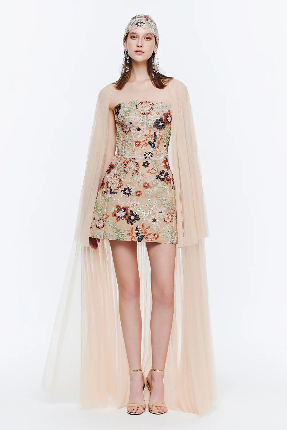 Eden Sheath Embroidery Mini Dress