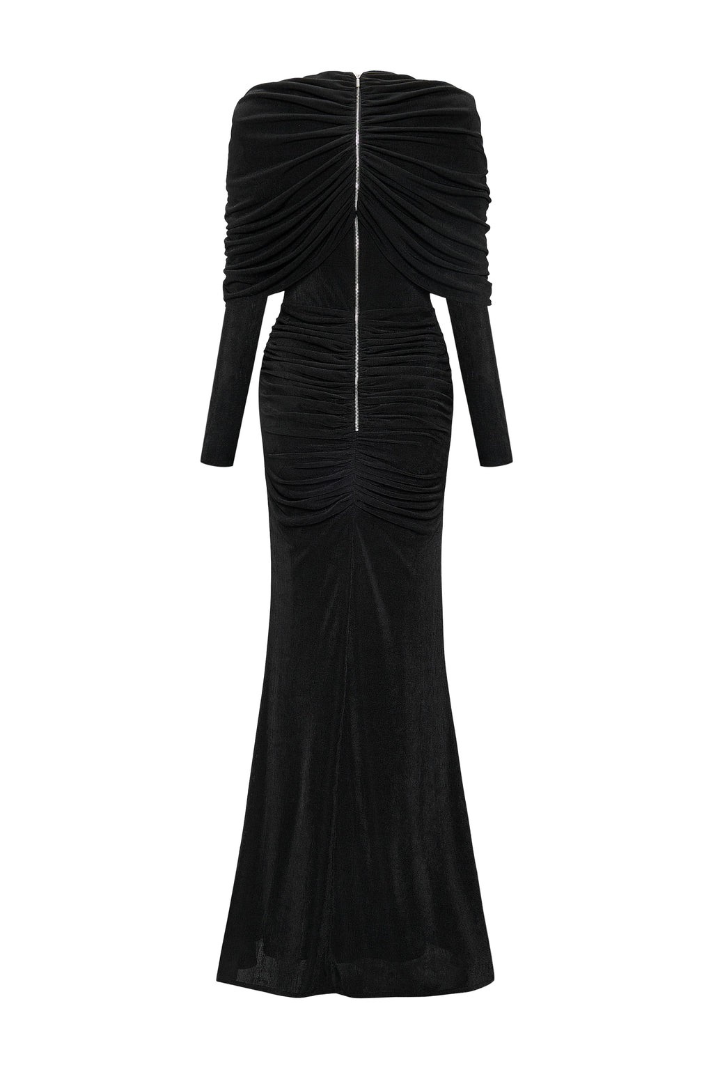 Lunavex Sheath Gathering Maxi Dress