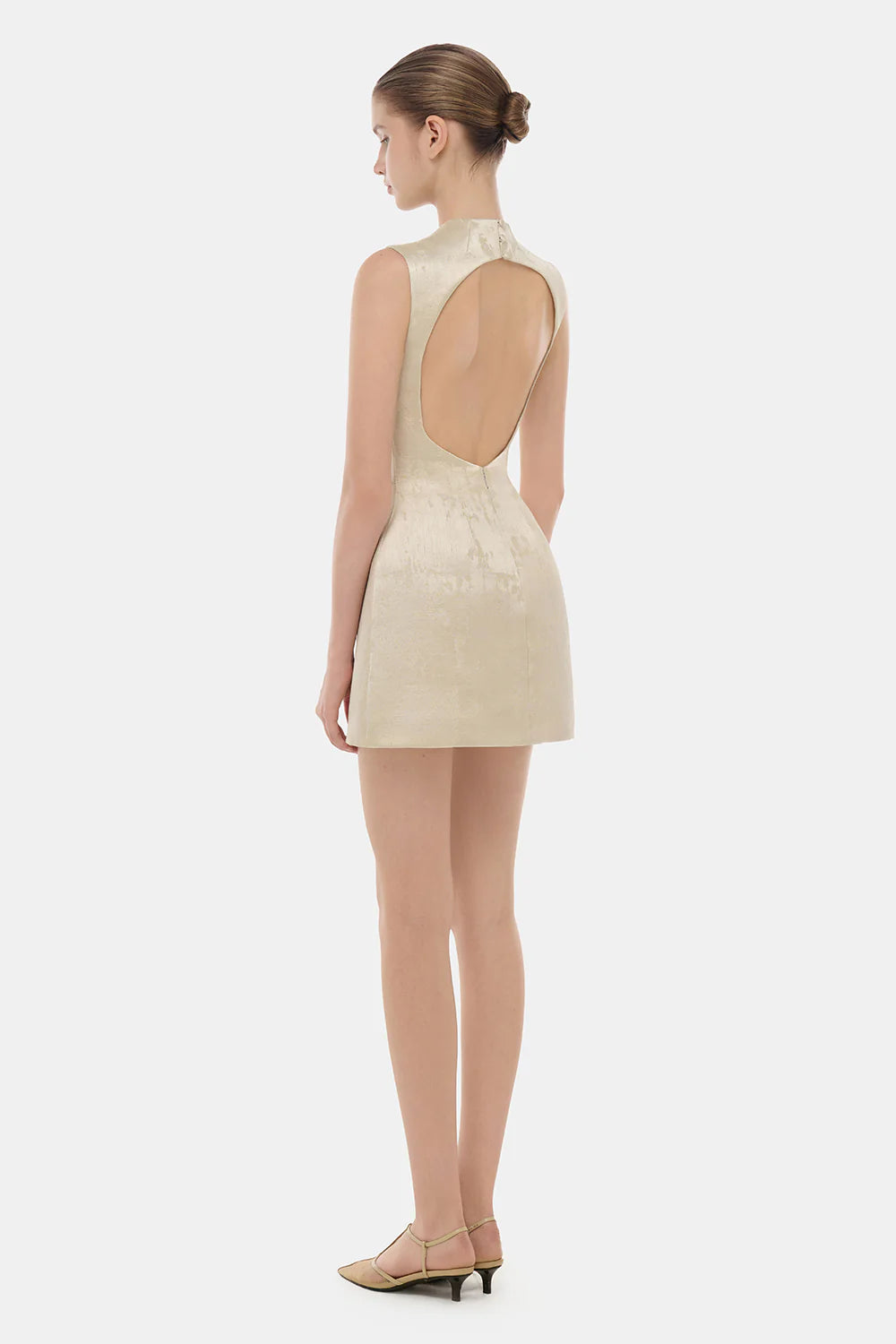 Lorraine Cape Fringe Mini Dress