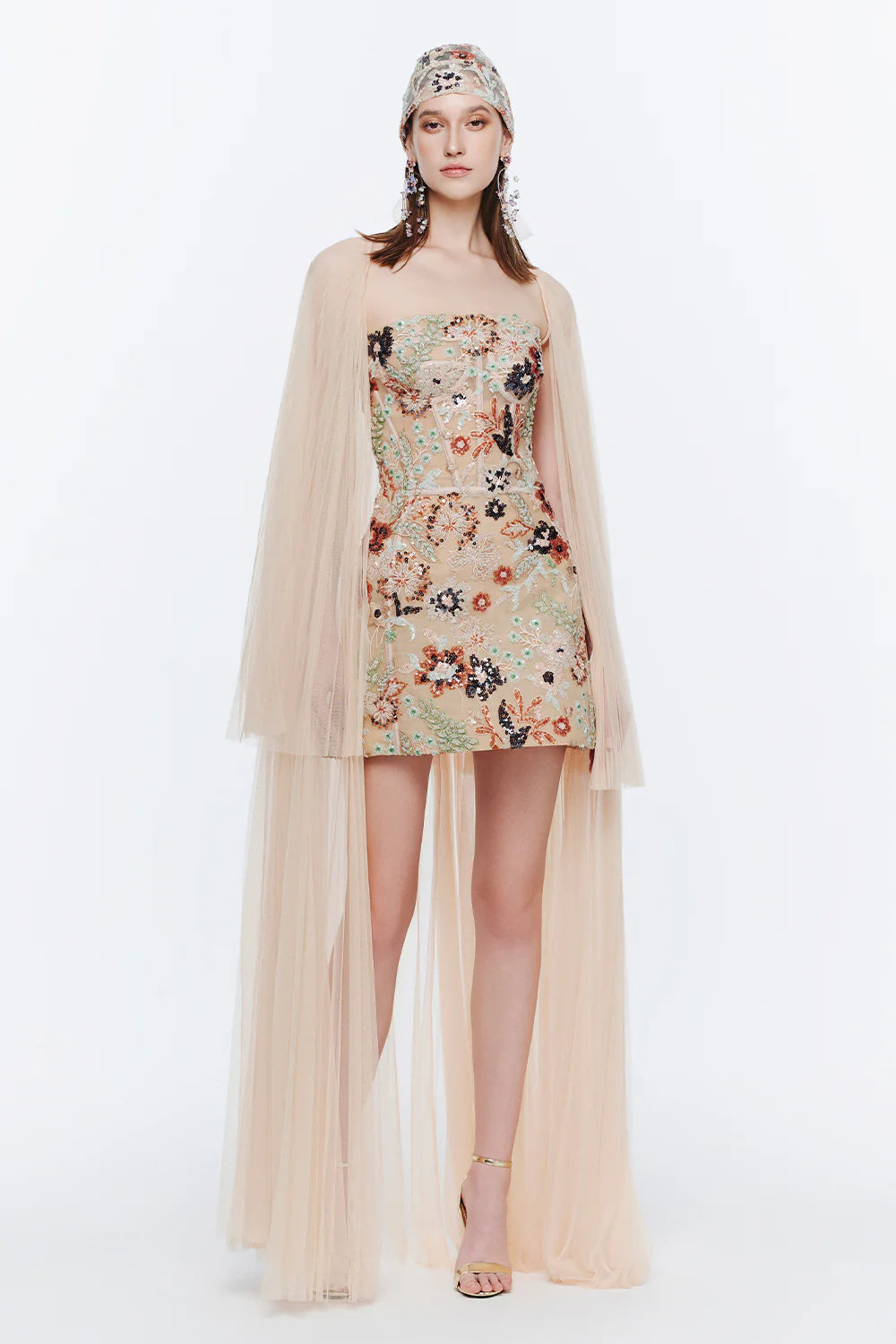 Eden Sheath Embroidery Mini Dress