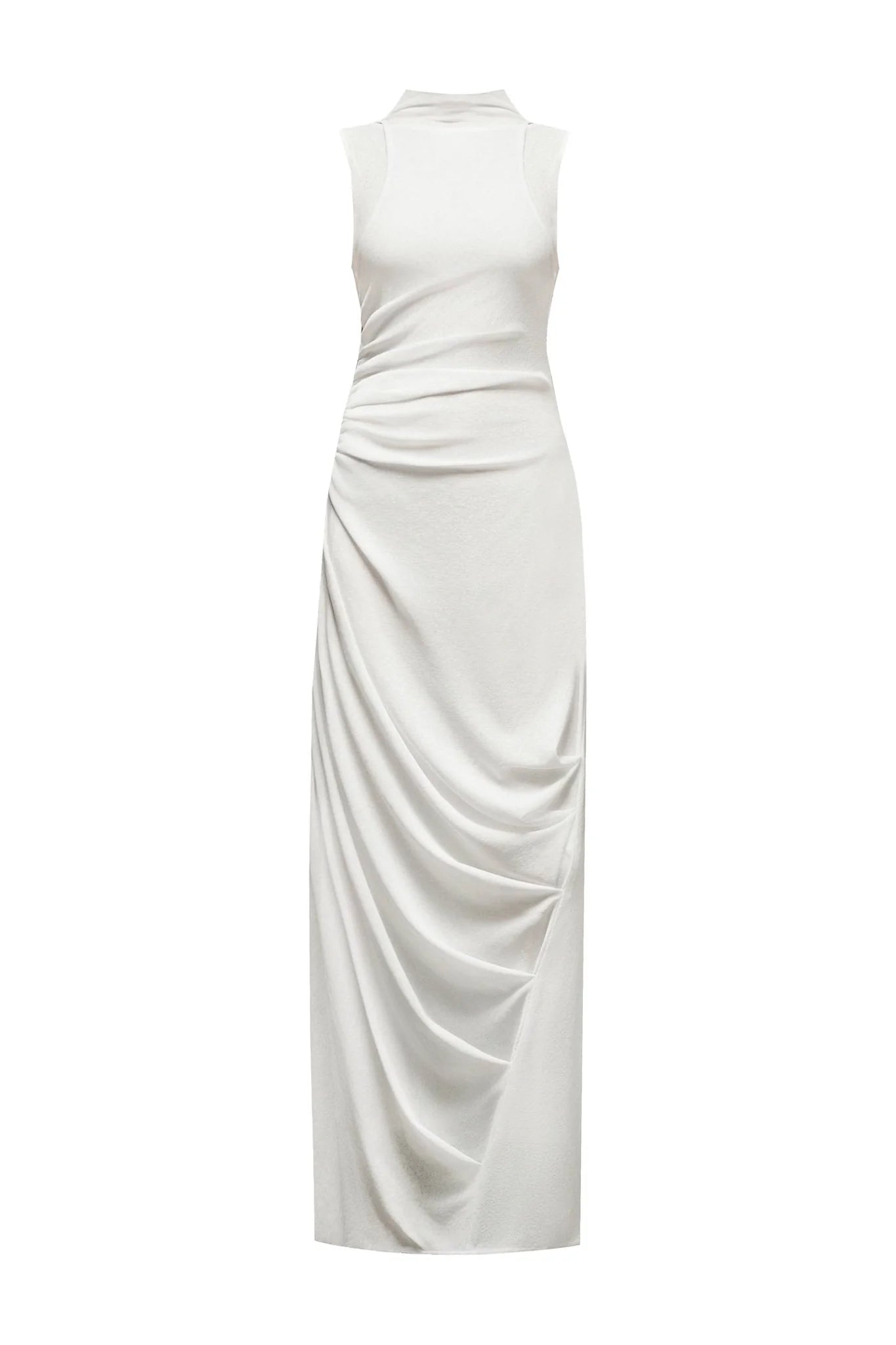 Clair Sleeveless Draped Maxi Dress