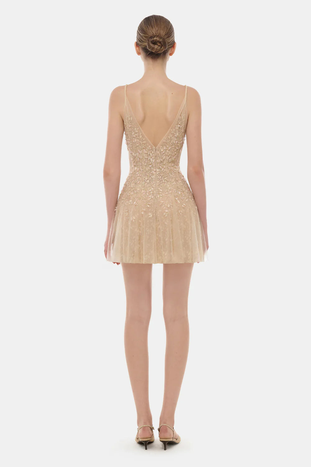Juliette A-line Embroidery Mini Dress