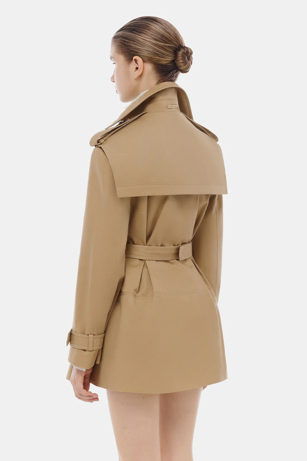 Aurelie Collared Button Mini Dress