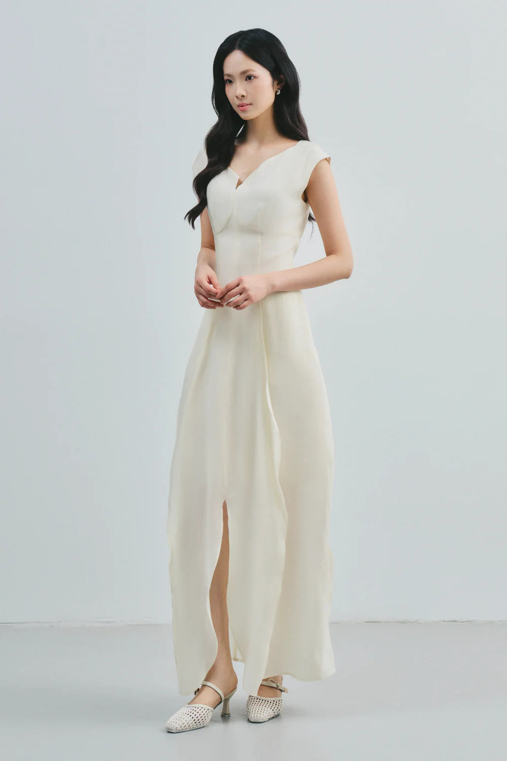 Seraphina Cocoon Draped Maxi Dress