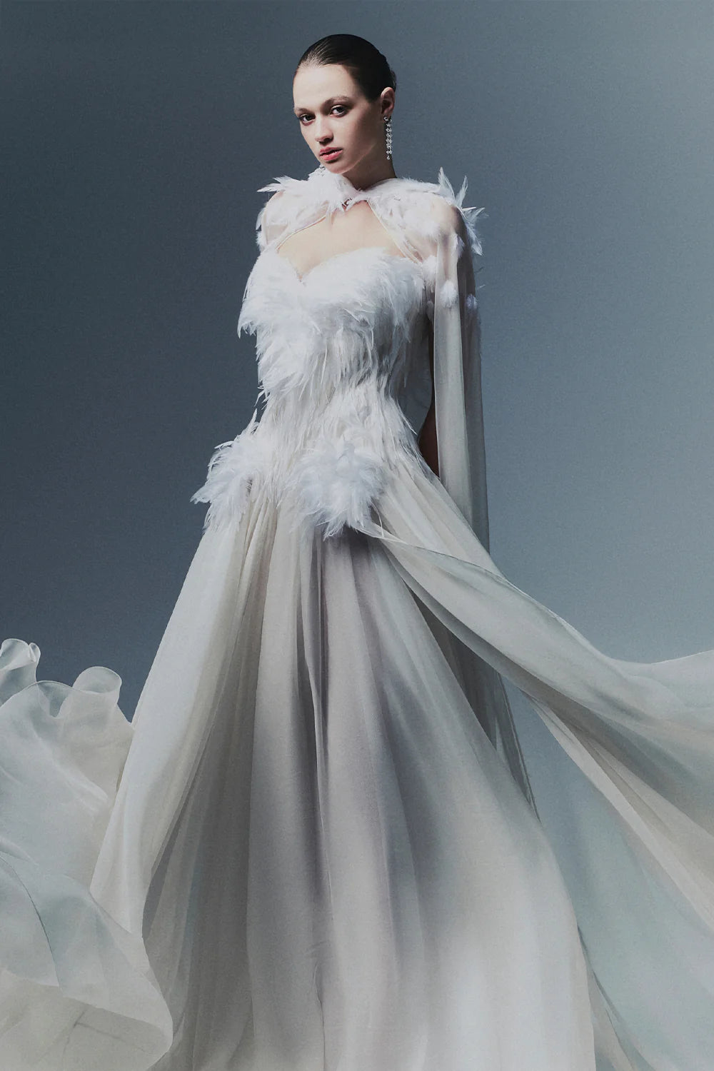 Adeline Sweetheart Draped Maxi Dress