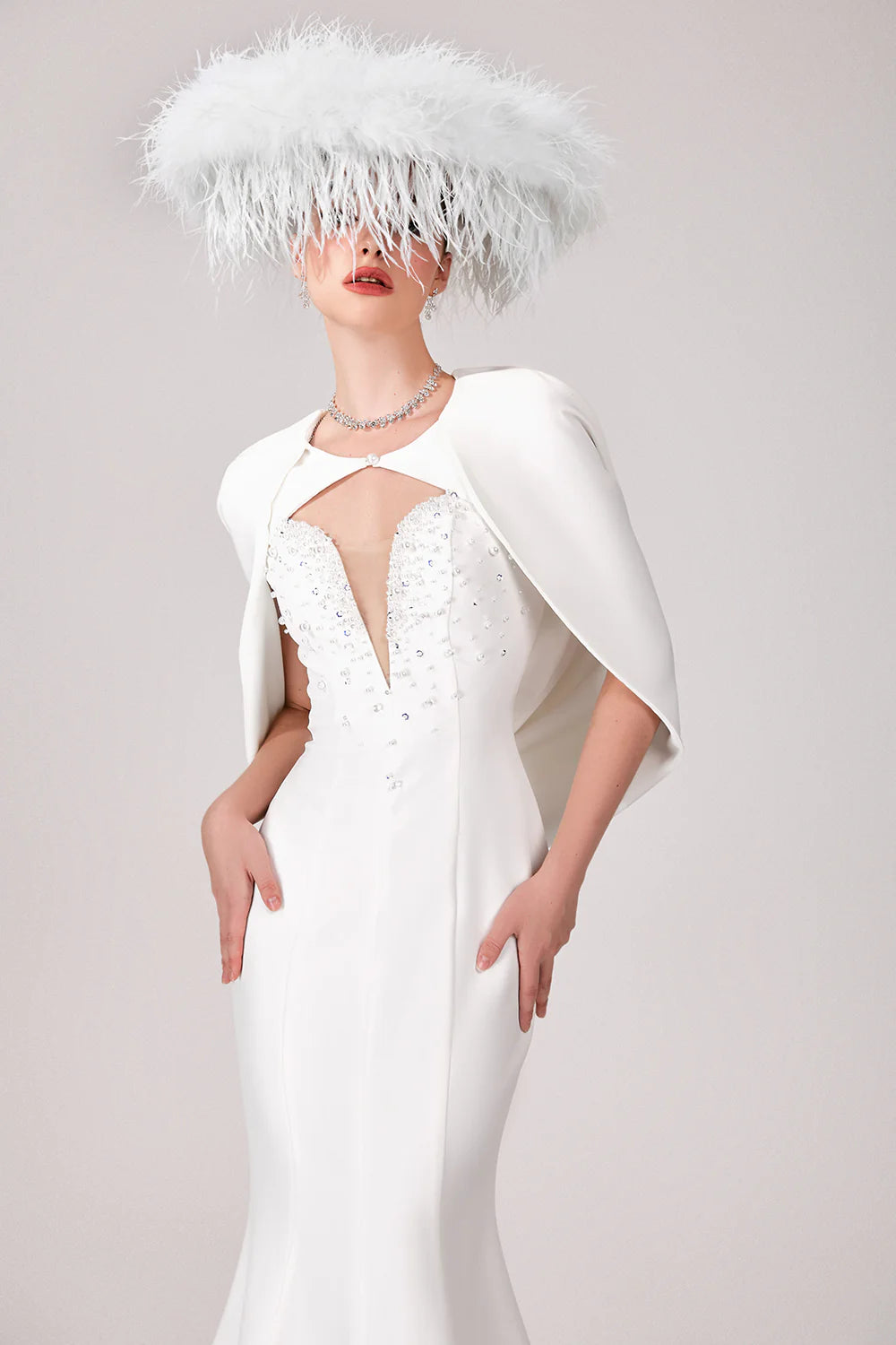 Angel Mermaid Bead Maxi Dress