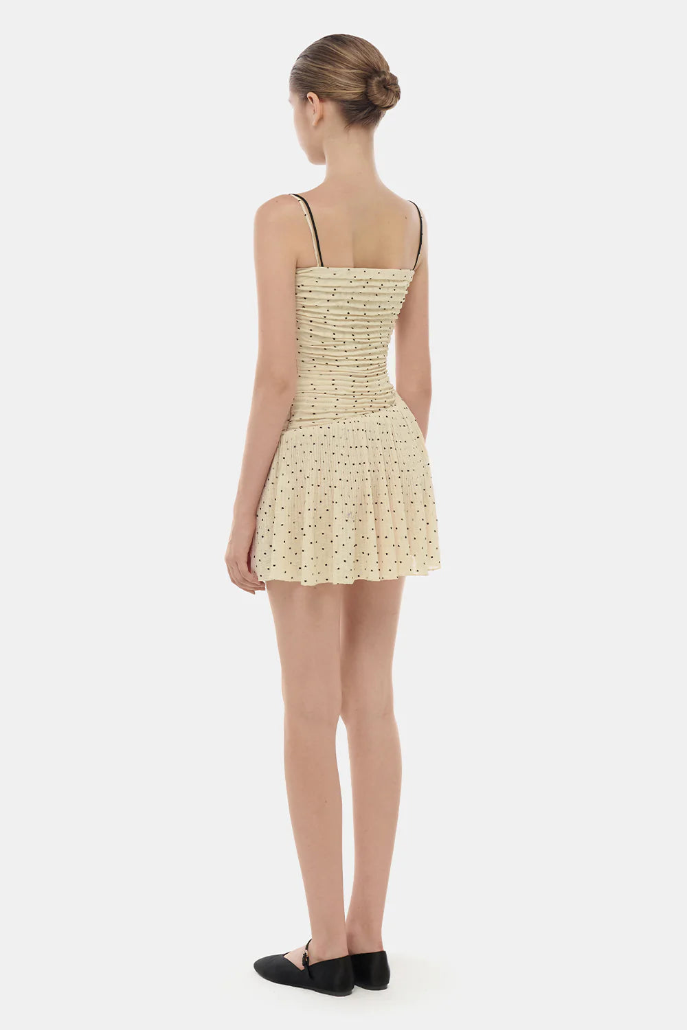 Gwendoline Babydoll Gathering Mini Dress