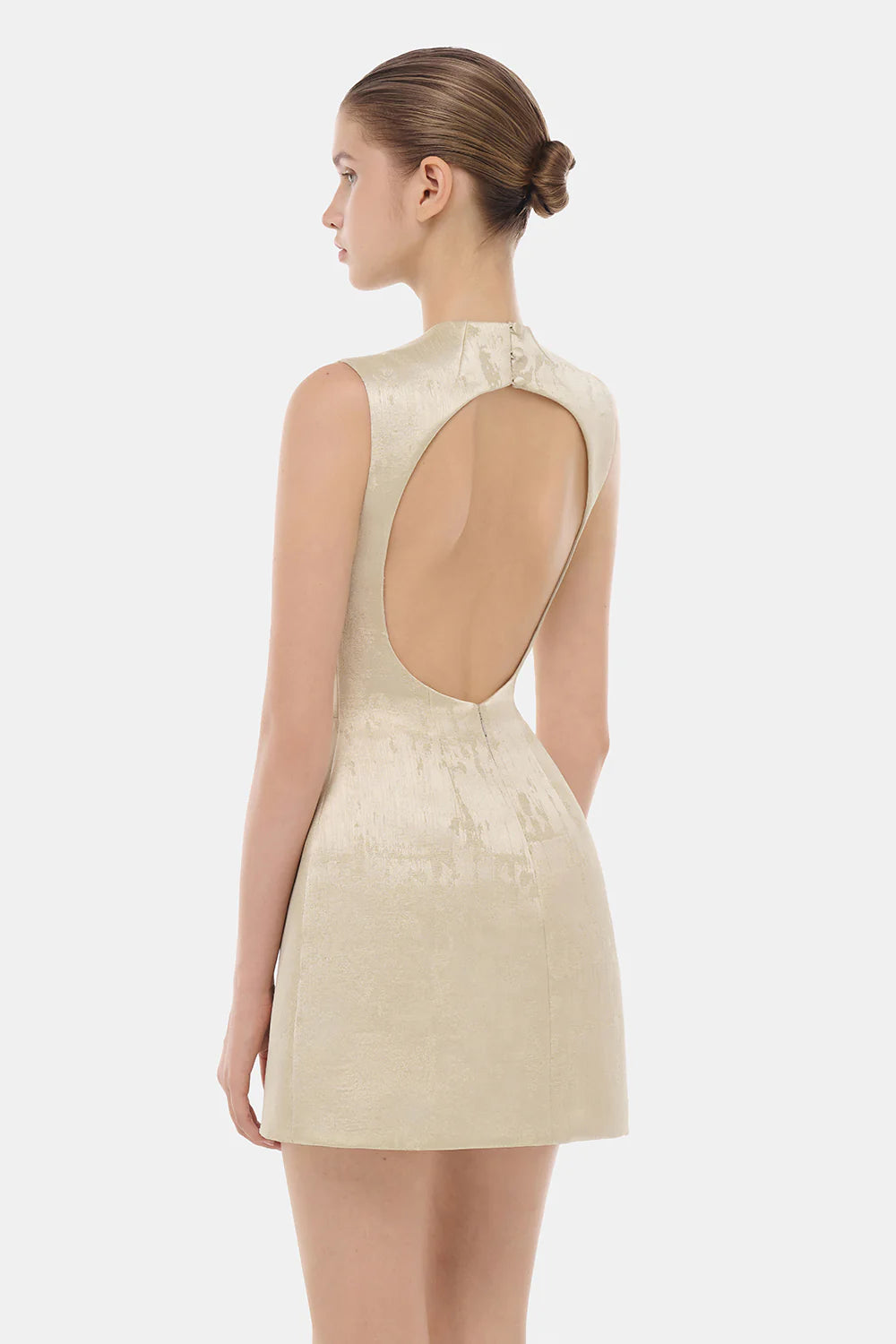 Lorraine Cape Fringe Mini Dress