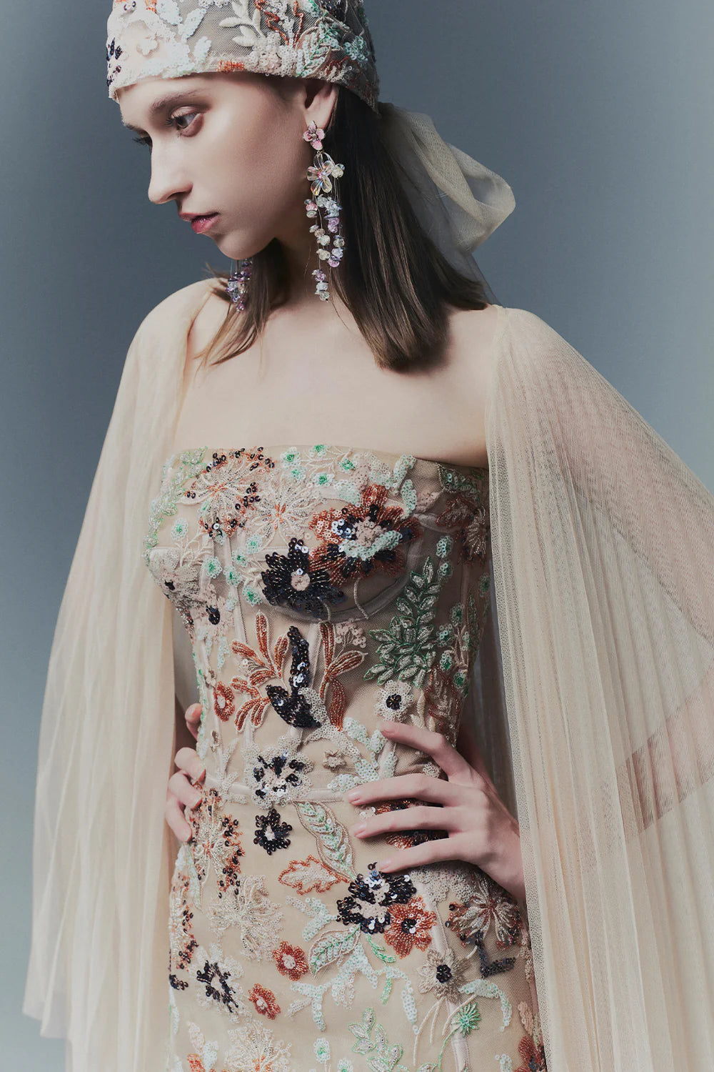 Eden Sheath Embroidery Mini Dress