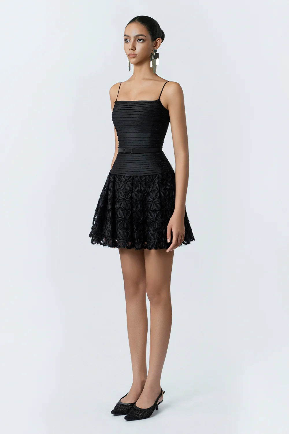 Althea Square Neck Mini Dress