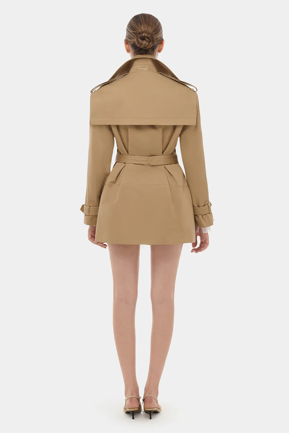 Aurelie Collared Button Mini Dress